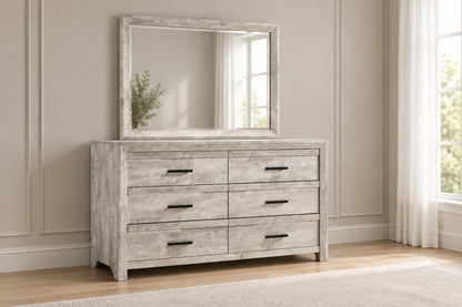 Eleanor White Dresser & Mirror Set