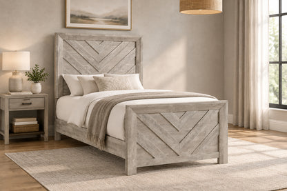 Eleanor White Twin Bed