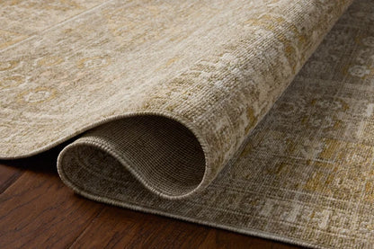 ELR-07 Elora Mushroom/Ochre 5ft Rug