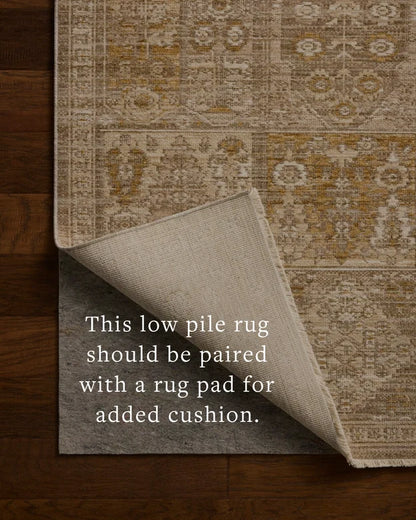ELR-07 Elora Mushroom/Ochre 5ft Rug