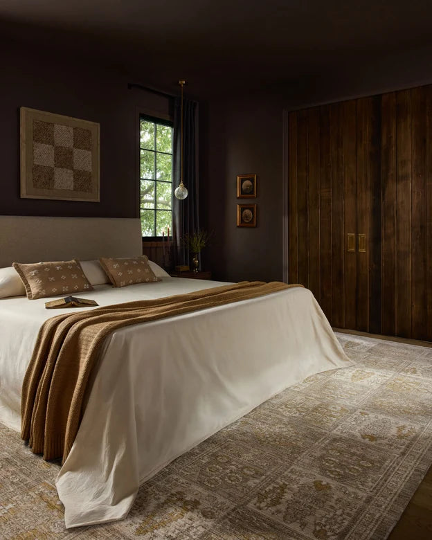 ELR-07 Elora Mushroom/Ochre 5ft Rug