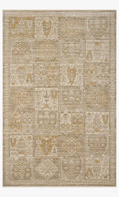 ELR-07 Elora Mushroom/Ochre 5ft Rug