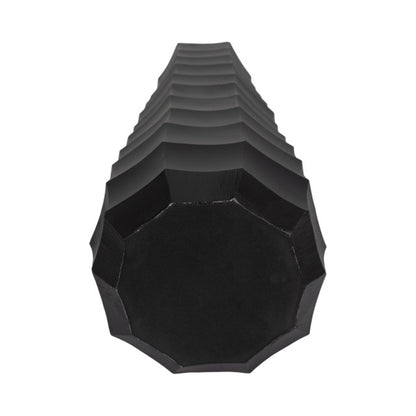 Terini 23" Black Medium Metal Vase