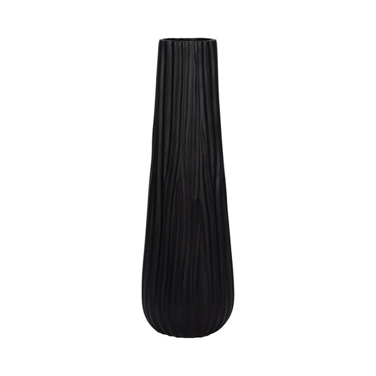 Metal, 19" Jesson Medium Black Vase