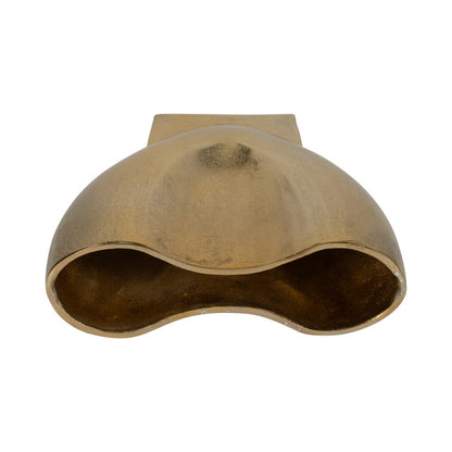 Abyss Arrow Shaped Metal Vase, Gold