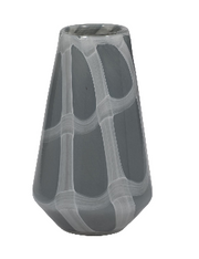 Digbydale Gray Glass Vase 9 (in)