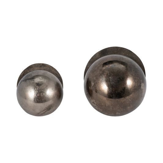 Calima Metal Orb Sculpture Set in Bronze