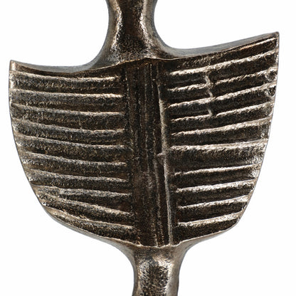 Lámpara de mesa de mármol Odina de 27 pulgadas, color negro y blanco