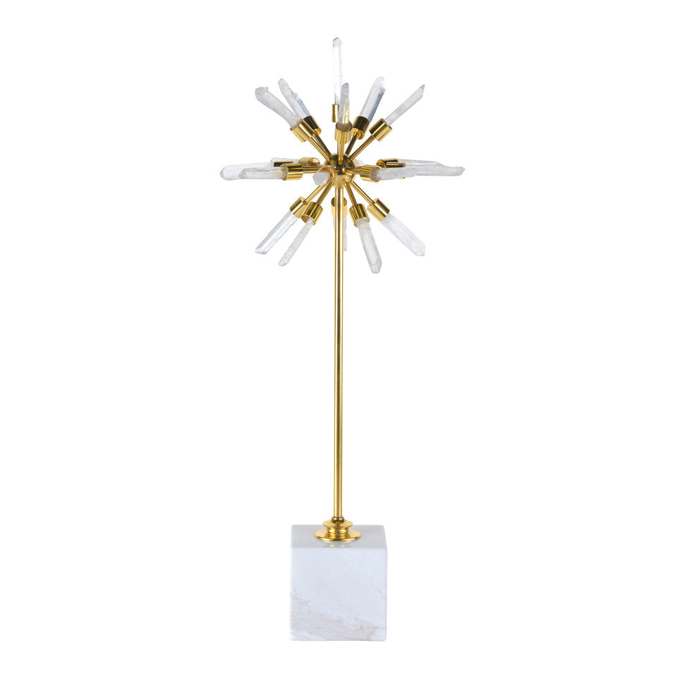 Estatua de estrella de cristal grande Darra de 21"