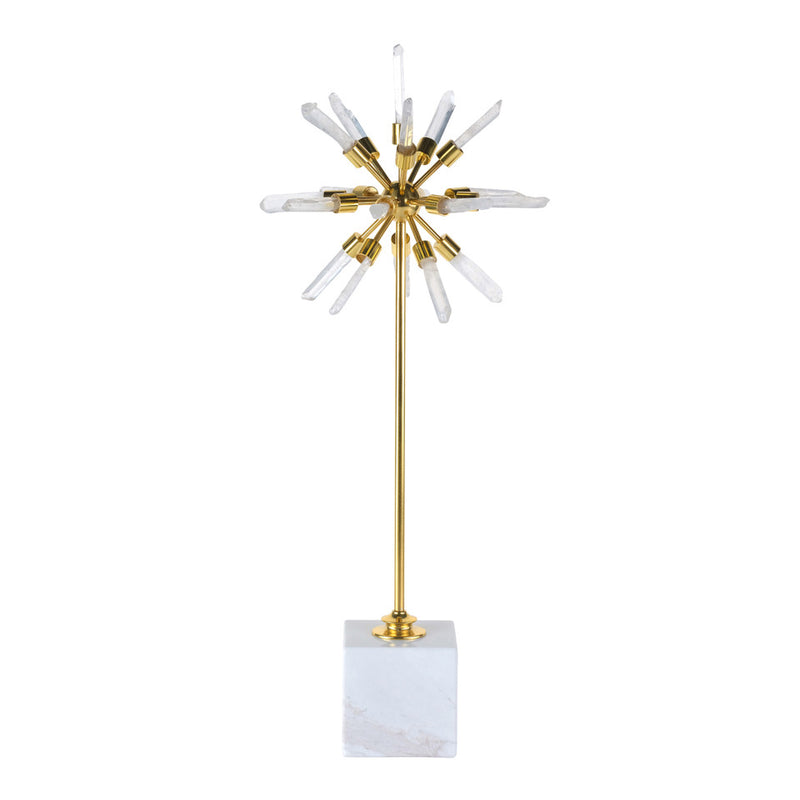 Estatua de estrella de cristal grande Darra de 21"