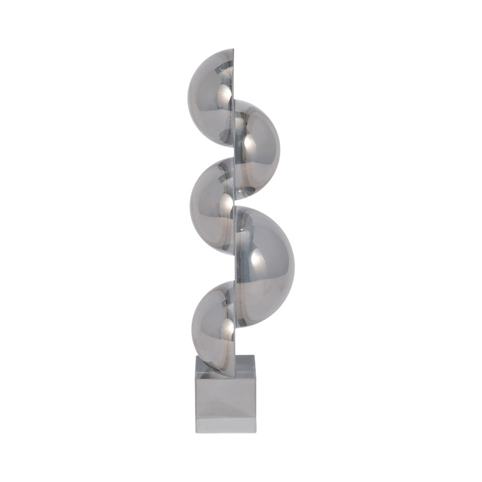 Estatua de burbuja de cristal pequeña Borys de 12"