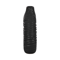 Embry Small Black Vase - 9"