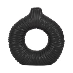 Embry Small Black Vase - 9"
