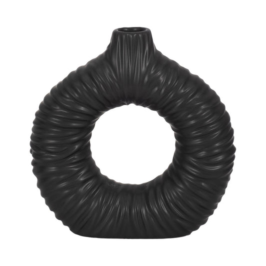 Embry Small Black Vase - 9"