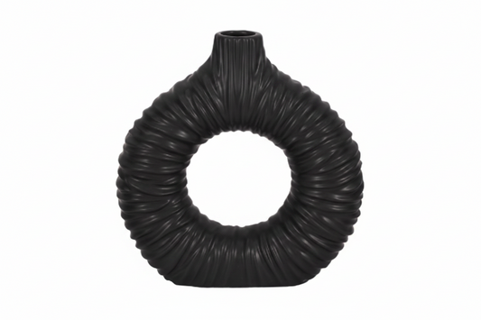 Cantongate Black Vase 12"(in)