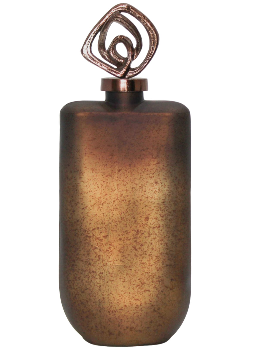 Finleygrove Bronze Glass Vase 17" (in)