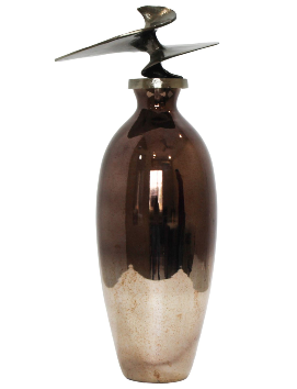 Cedarford Bronze Glass Vase 20"(in)
