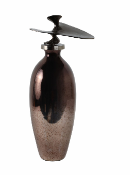 Cedarford Bronze Glass Vase 22" (in)
