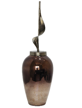 Gunnargrove Gray Glass Vase 33