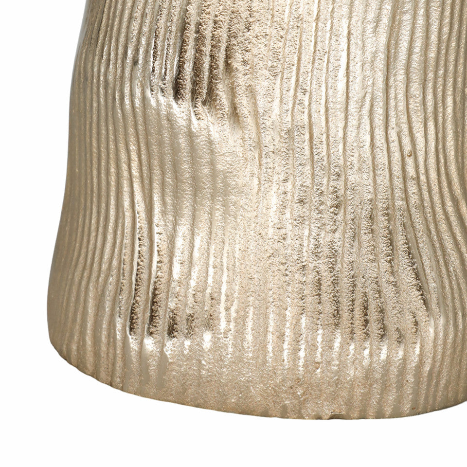 23" Sitka Medium Gold Metal Vase