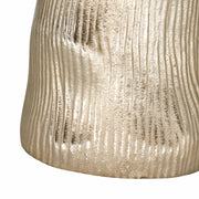 Jarrón mediano de metal dorado Sitka de 23"
