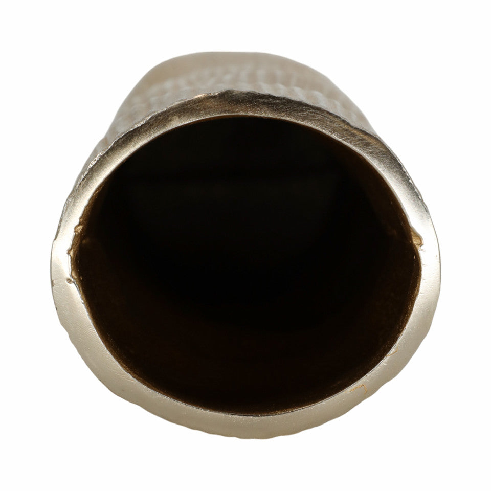 23" Sitka Medium Gold Metal Vase