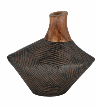 Warrendale Brown Vase 9"(in)