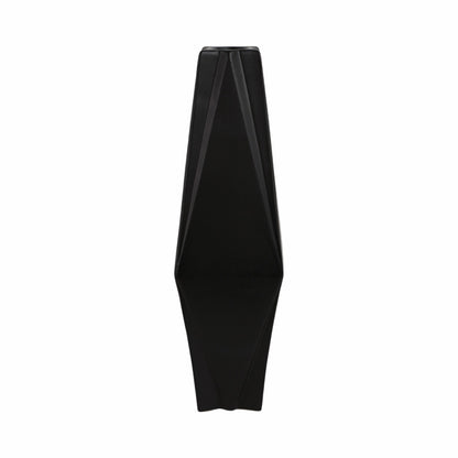 21" Bonney Small Black Cer Vase