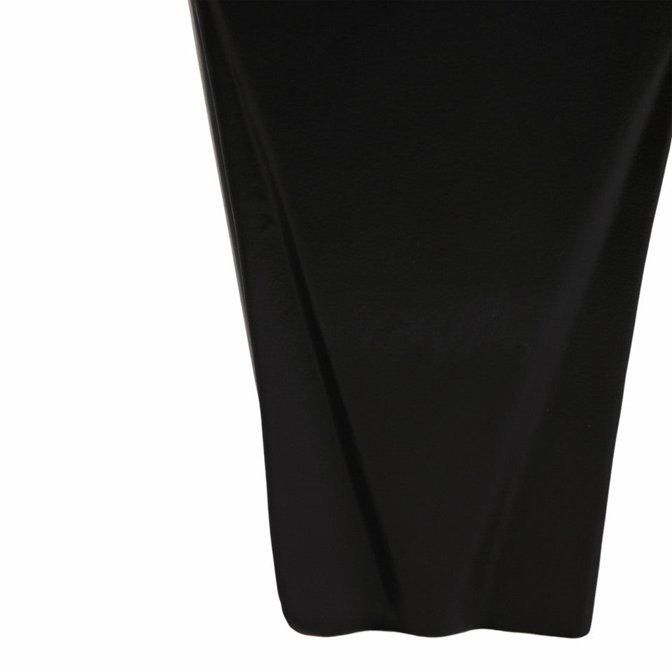 21" Bonney Small Black Cer Vase