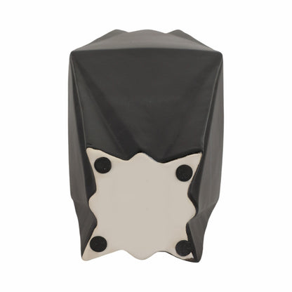 21" Bonney Small Black Cer Vase