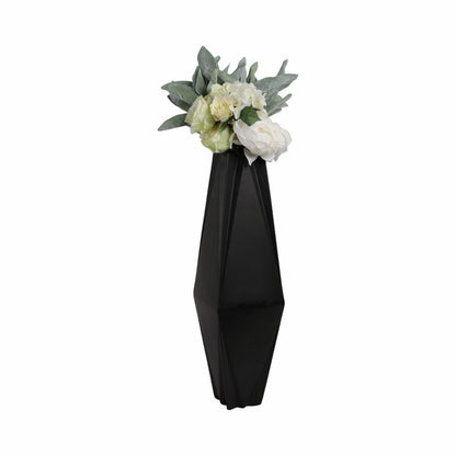 26" Bonney Medium Black Cer Vase
