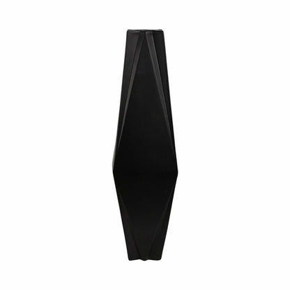 26" Bonney Medium Black Cer Vase