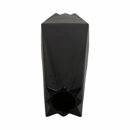 26" Bonney Medium Black Cer Vase