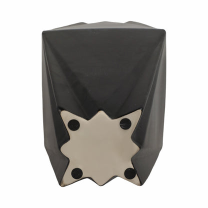 26" Bonney Medium Black Cer Vase