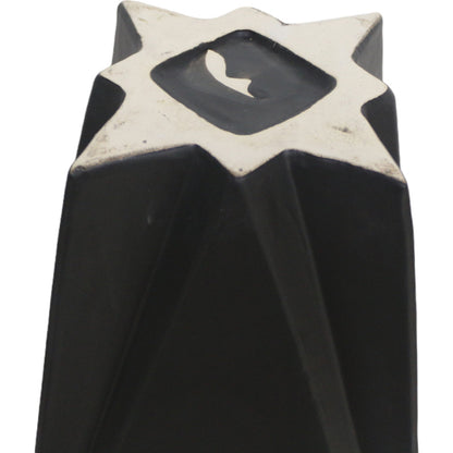 31" Bonney Large Black Cer Vase