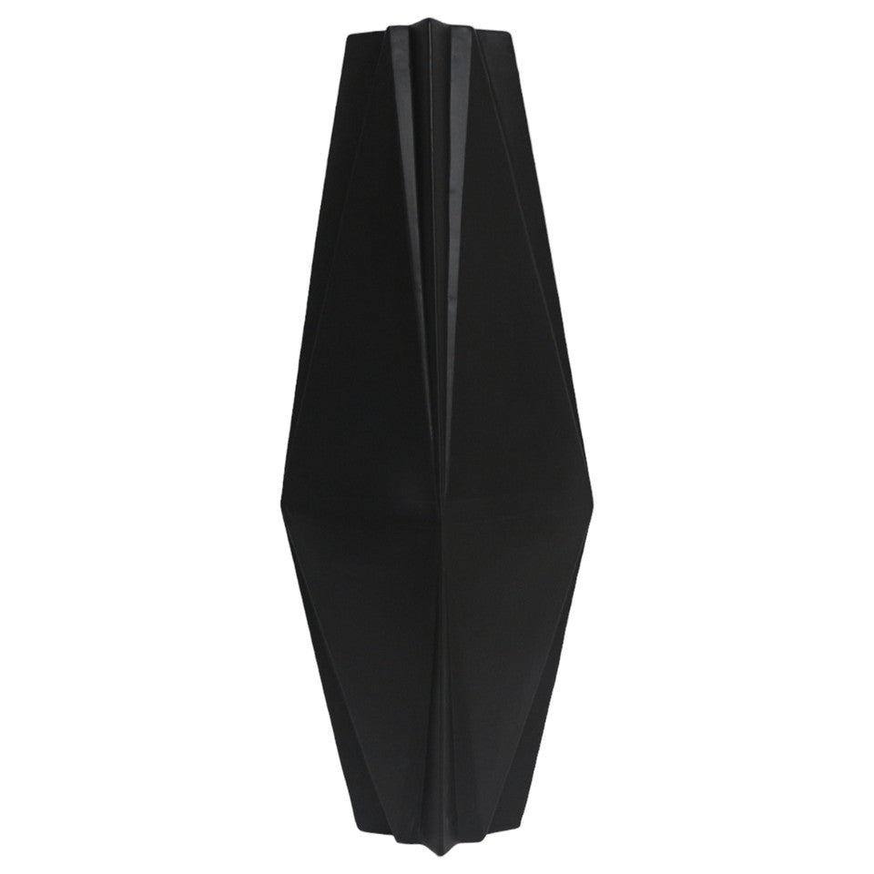 31" Bonney Large Black Cer Vase