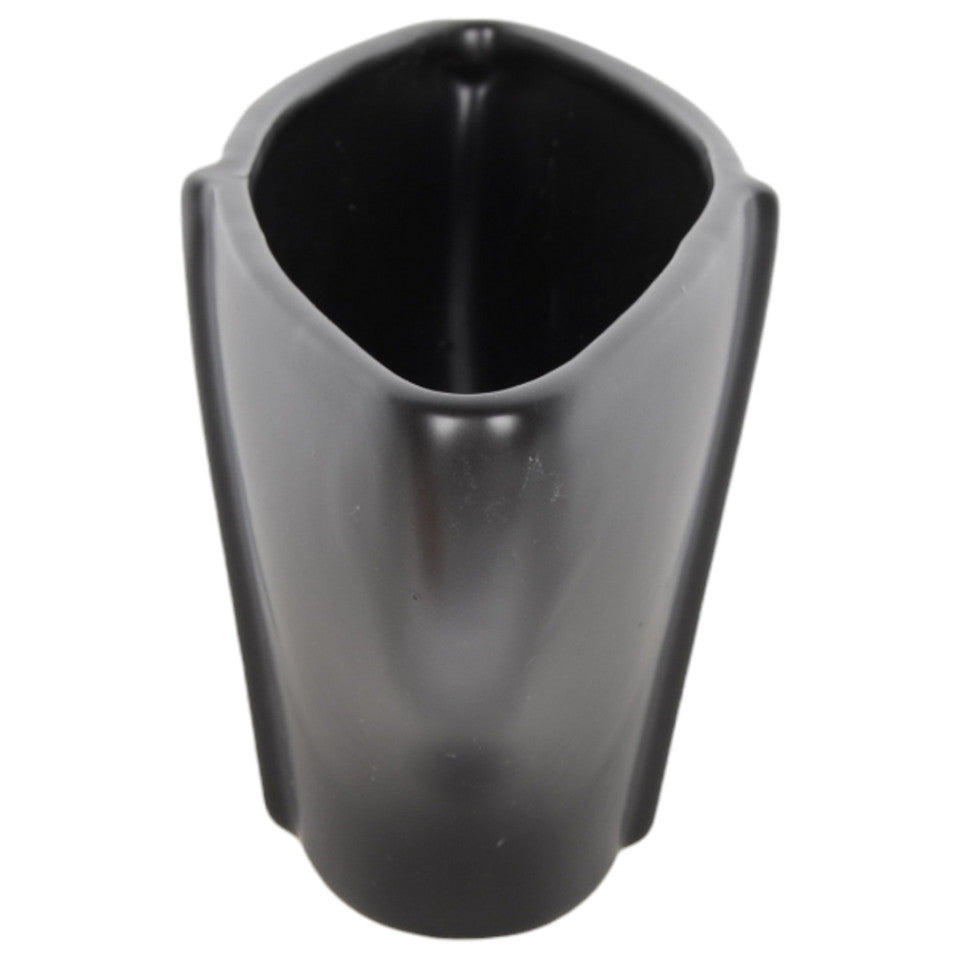 Lámpara de mesa de mármol Odina de 27 pulgadas, color negro y blanco