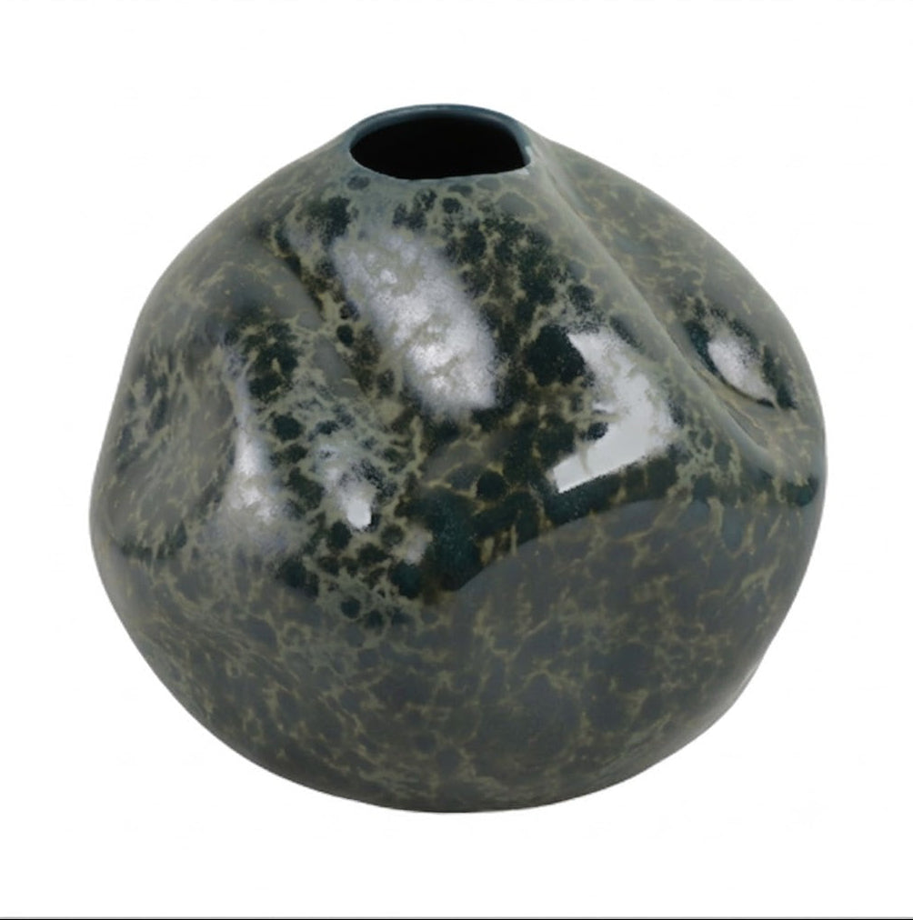 Bramham Black Vase 9"in