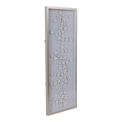 Charney Flower Shadowbox Art - 16x42"