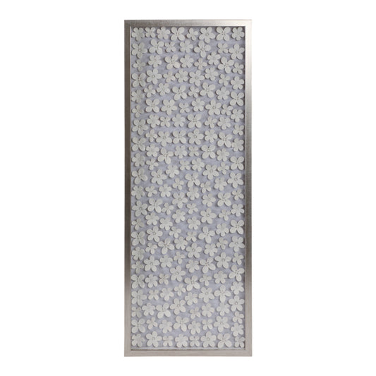 Antoinette Flower Shadowbox - 16x42"