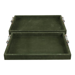 Lámpara de mesa de mármol Odina de 27 pulgadas, color negro y blanco