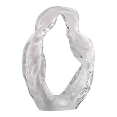 Lámpara de mesa de mármol Odina de 27 pulgadas, color negro y blanco