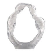 Lámpara de mesa de mármol Odina de 27 pulgadas, color negro y blanco