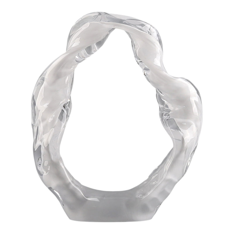 Lámpara de mesa de mármol Odina de 27 pulgadas, color negro y blanco