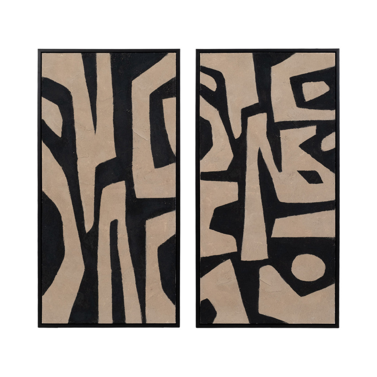 Tribeca Handpainted Art - Set of 2 (24x50" each)