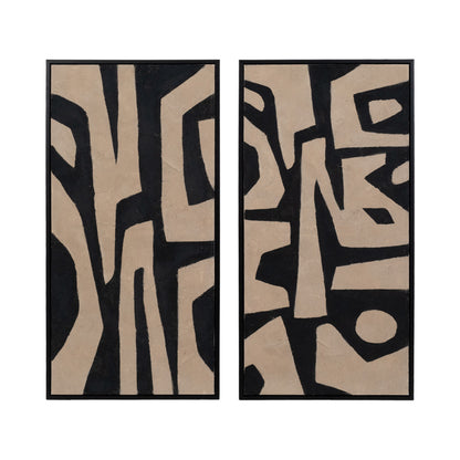 Tribeca Handpainted Art - Set of 2 (24x50" each)