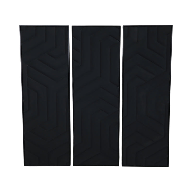 CASPERMOOR SET OF 3 BLACK ART 59