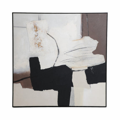 Tiago Handpainted Wall Art - 40x40"