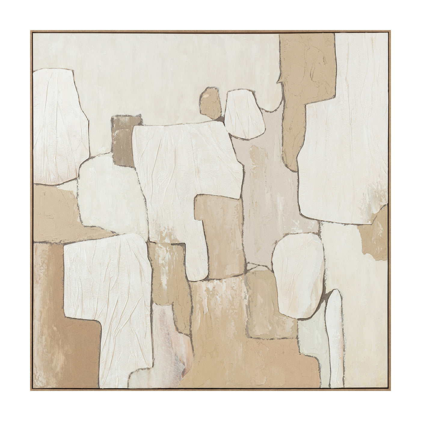 70X70" Mirny Neutral Wall Art
