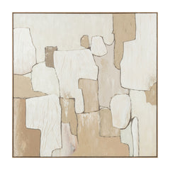 70X70" Mirny Neutral Wall Art
